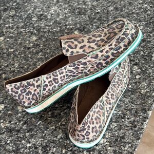 Ariat Leopard Print Women's Loafers Sz. 11
